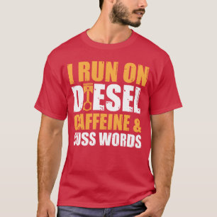 Camiseta Garagem de Carros Mecânicos Funciona com Diesel Ca