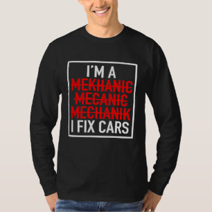Camiseta Garagem do Workshop de Reparação Automática Mecâni