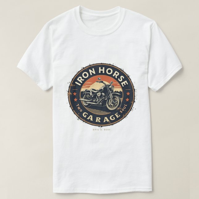 Camiseta Garagem Iron Horse (Frente do Design)