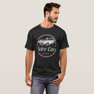 Camiseta Garagem Retro-Carro Chevy Corvette 1967