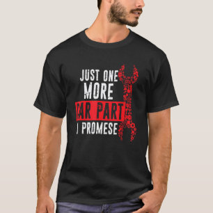 Camiseta Garagem Só Mais Um Carro Parte I Prometo Desgastad