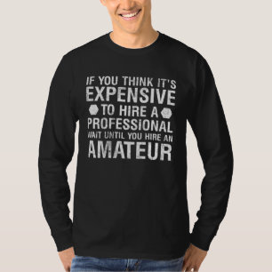 Camiseta Garagem Trabalho de Garagem para Homens Mulheres
