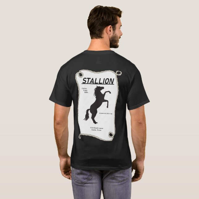 Camiseta Garanhão (Parte Traseira Completa)