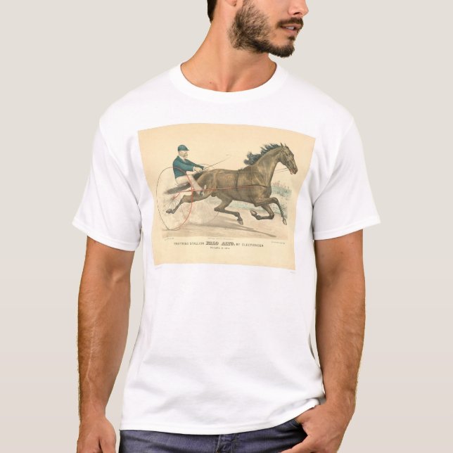 Camiseta Garanhão Palo Alto trotar por Electioneer (1791A) (Frente)