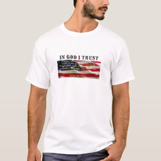 Camiseta Garantia da fidelidade. Confiança no deus