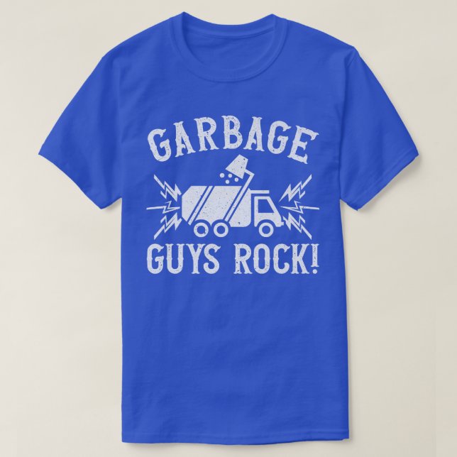 Camiseta Garbage Cara Rock Trucks Coletor de Lixo R (Frente do Design)
