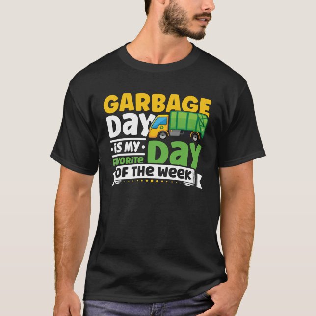 Camiseta Garbage Truck Apparel Recyling for Toddler Boys (Frente)
