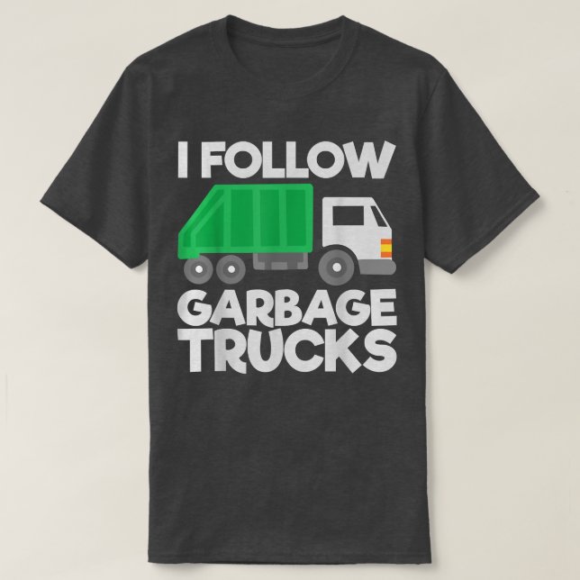 Camiseta Garbage Trucks  (Frente do Design)