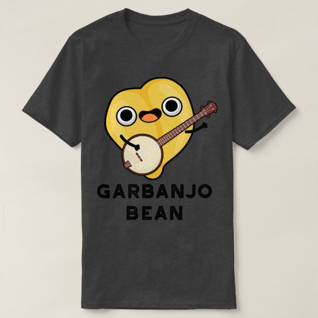 Camiseta Garbanjo Bean Cute Garbanzo Banjo Pun (Frente do Design)