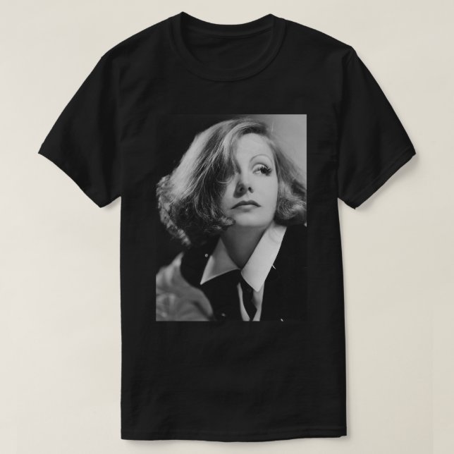 Camiseta Garbo BW Poster1 (Frente do Design)
