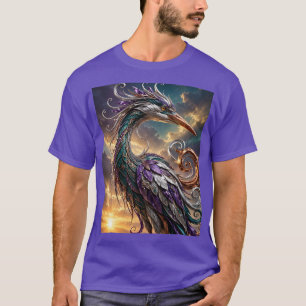 Camiseta Garça Prateada de Ámbar Esmeralda, Crepúsculo de C