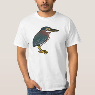 Camiseta Garça-real verde de Birdorable