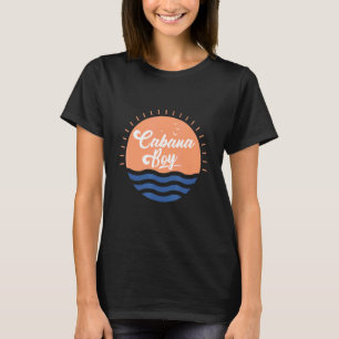 Camiseta Garçom de festa na piscina do menino da cabana
