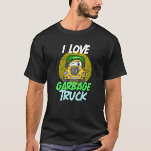 Camiseta Garçom do Caminhão Sorrindo do Lixo Dustc do Dia