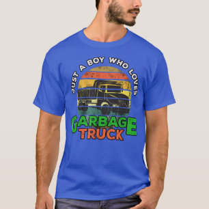 Camiseta Garçom do Caminhão Sorrindo do Lixo Dustc do Dia d