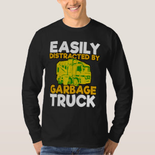 Camiseta Garçom do Caminhão Sorrindo do Lixo - Melhor Dustc