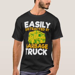 Camiseta Garçom do Caminhão Sorrindo do Lixo - Melhor Dustc