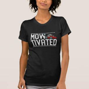Camiseta Garçom Engraçado Lâmpada do Presente Mower Gras