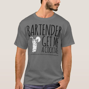 Camiseta Garçom Me Traga Um Coquetel 2