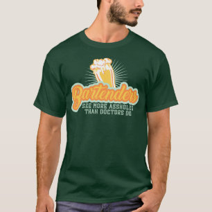 Camiseta Garçom Para Homens Mixologista Tapster Chef 2