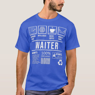 Camiseta Garçom - Restaurante Humor Dizendo Graduação