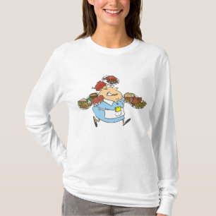 Camiseta Garçonete Atarefada e Divertida Servidora SuperTra