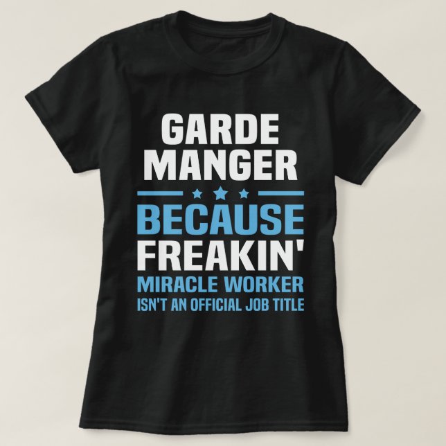 Camiseta Garde Manger (Frente do Design)
