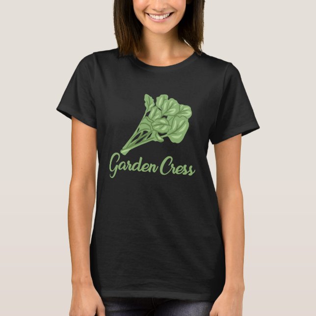 Camiseta Garden Cress Apparel Edible Herbs Lover (Frente)