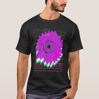 Camiseta Garden Flower Blossom Botany 90s Vaporwave Sunflow