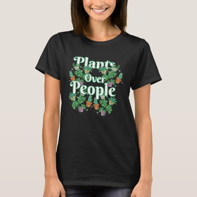 Camiseta Garden Gardening Gardener Plants Flowers Over Peop (Frente)