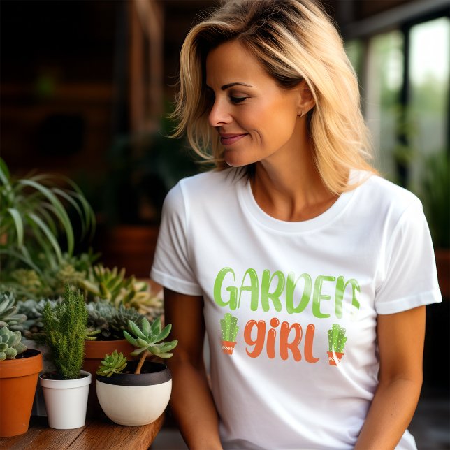 Camiseta Garden Girl (Criador carregado)