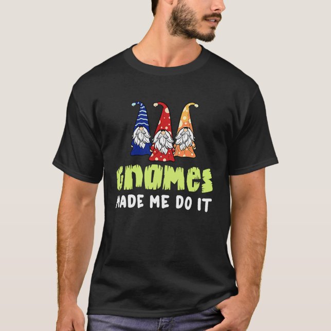 Camiseta Garden Gnome  Gnomies Gardening (Frente)