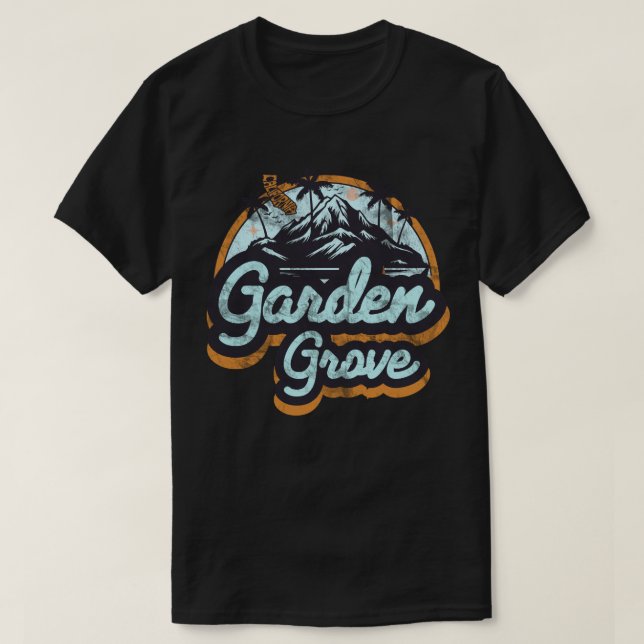 Camiseta Garden Grove, Califórnia (Frente do Design)