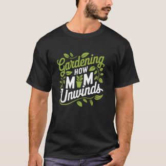 Camiseta Garden Lover Gardener Mom And Gardening Green Thum