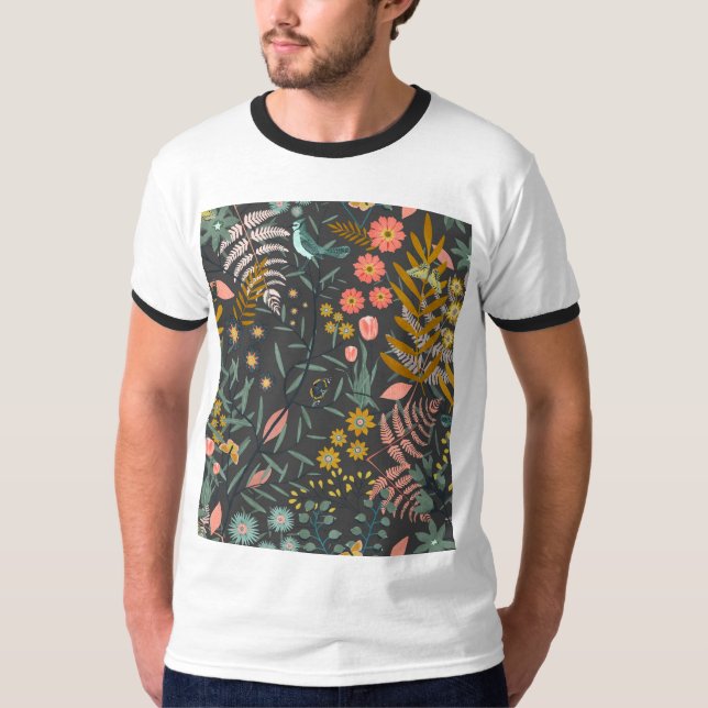 Camiseta Garden of birds (Frente)