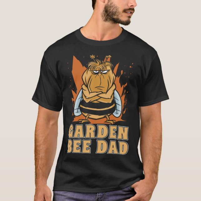 Camiseta Gardener Dad Flowers Garden  Plants Gardening Bees (Frente)