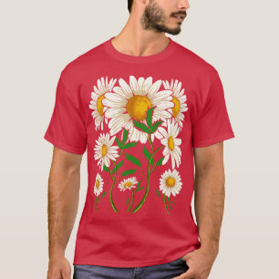 Camiseta Gardener Floral Disias Botânicas Natureza Daisy Fl