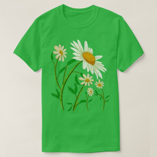 Camiseta Gardener Floral Nature Daisy Flo (Frente do Design)