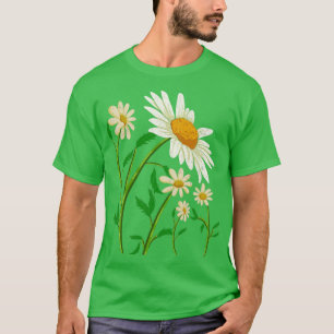 Camiseta Gardener Floral Nature Daisy Flo