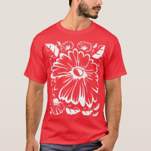 Camiseta Gardener Floral Nature Daisy Flo