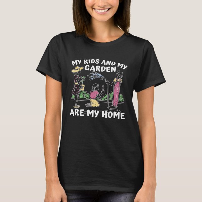 Camiseta Gardener Garden  Flowers Plants Gardening Mom (Frente)
