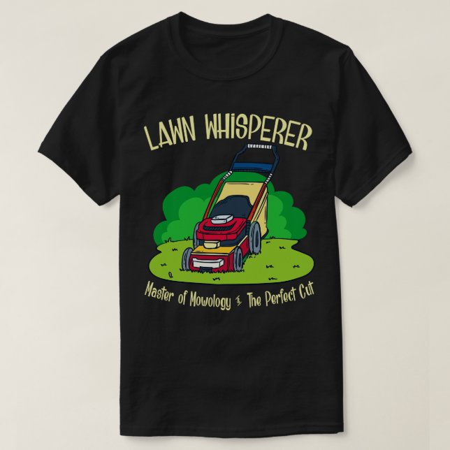 Camiseta Gardener Lawn Mower Gift (Frente do Design)