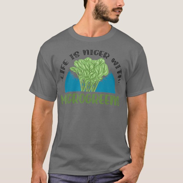 Camiseta Gardener Micro Farming Microgreens Saudáveis (Frente)