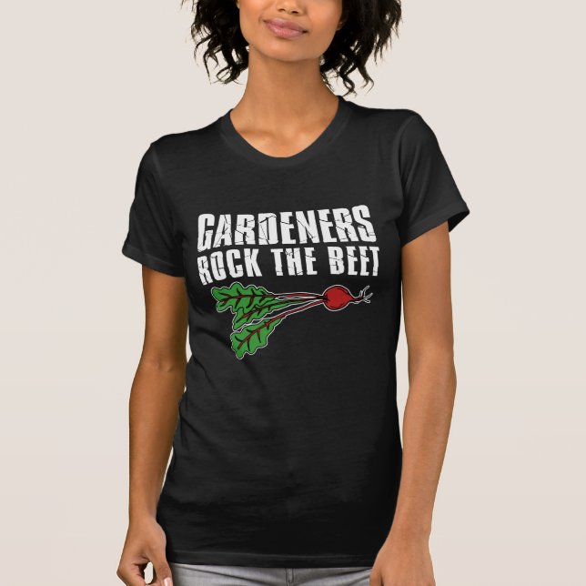 Camiseta Gardeners Rock The Beet (EM ESCURO) (Frente)
