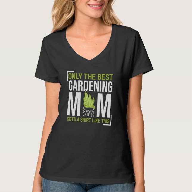 Camiseta Gardening For Gardener Mom Landscaping Garden Moth (Frente)