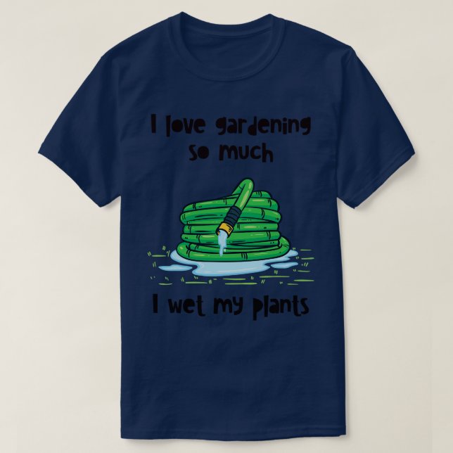 Camiseta Gardening Garden Hose 1 (Frente do Design)