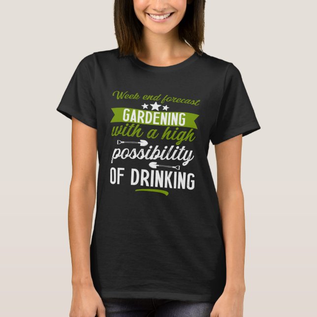 Camiseta Gardening   gardener outfit drinking men  1 (Frente)