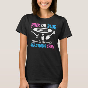 Camiseta Gardening Gender Reveal Cote para uma Fa de Jardin