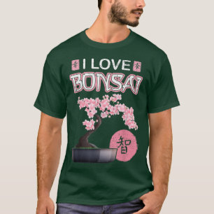 Camiseta Gardening Hobby Retro Japanese Cherry Sakura Bonsa