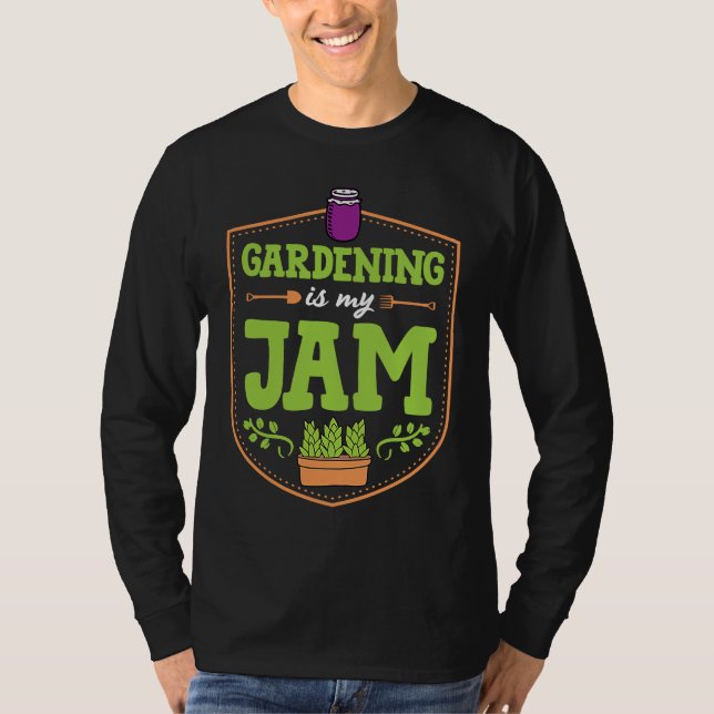 Camiseta Gardening Is My Jam Funny Cute Fruit Container Gar (Frente)